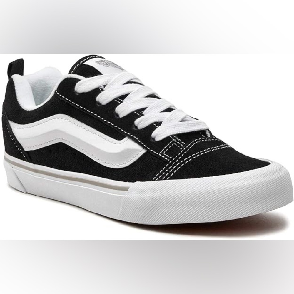 Vans • KNU Skool Classic Sneakers • Black/White Suede • Women’s 7.5 - Picture 2 of 10
